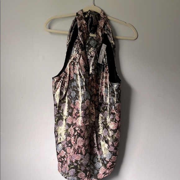 J. Crew Floral Halter Neck Top - Picture 1 of 6